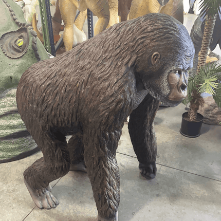 Standing Gorilla Life Size Statue - LM Treasures 