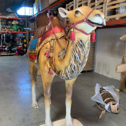 Camel With Saddle Life Size Nativity Statue - LM Treasures 