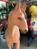 Baby Foal Horse Walking Life Size Statue - LM Treasures 
