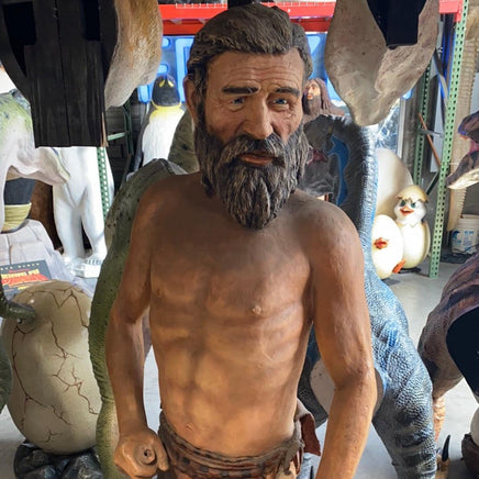 Old Cave Man Life Size Statue - LM Treasures 