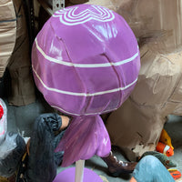 Purple Lollipop Over Sized Statue - LM Treasures 
