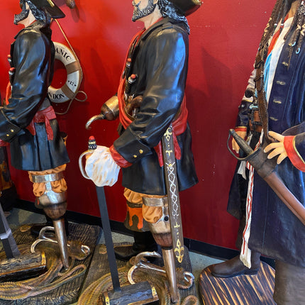 Pirate Captain Hook Life Size Statue - LM Treasures 