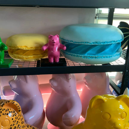 Small Pink Gummy Bear Over Sized Statue - LM Treasures 
