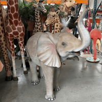 Standing Baby Elephant Statue - LM Treasures 