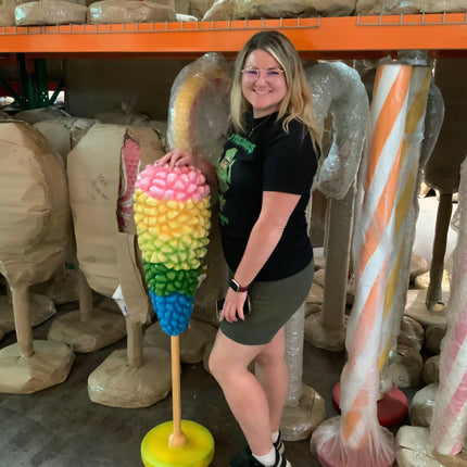 Small Rainbow Rock Candy Over Sized Statue - LM Treasures 