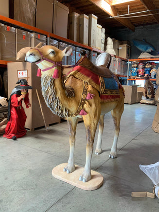 Camel With Saddle Life Size Nativity Statue - LM Treasures 