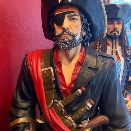Pirate Captain Hook Life Size Statue - LM Treasures 