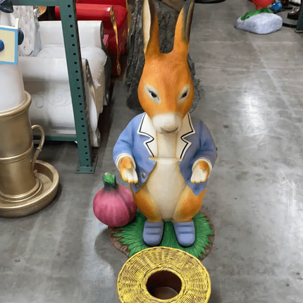 Rabbit With Onion Life Size Statue LM Treasures - A