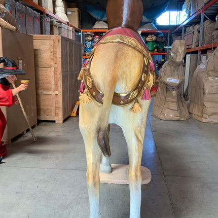 Camel With Saddle Life Size Nativity Statue - LM Treasures 