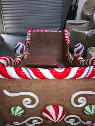 Gingerbread Sleigh Life Size Statue - LM Treasures 