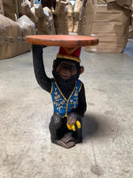 Circus Monkey Table Life Size Statue - LM Treasures 