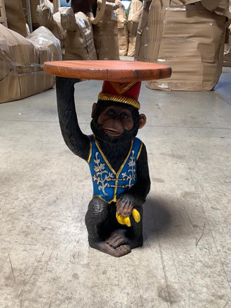 Circus Monkey Table Life Size Statue - LM Treasures 