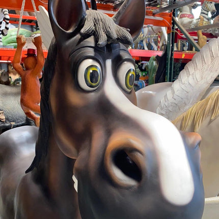 Comic Horse Life Size Statue - LM Treasures 