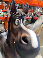 Comic Horse Life Size Statue - LM Treasures 
