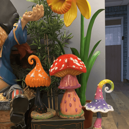 Jelly Mushroom Over Sized Statue - LM Treasures 