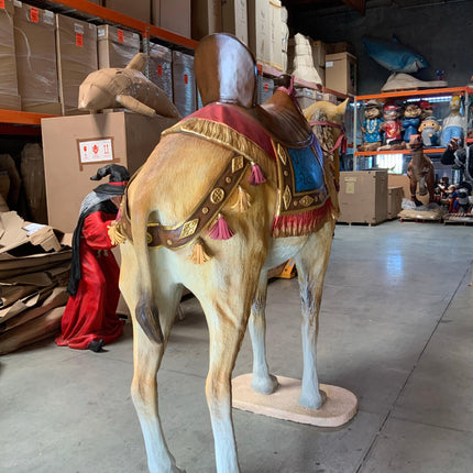Camel With Saddle Life Size Nativity Statue - LM Treasures 