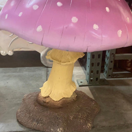 Small Purple Mushroom Over Sized Statue - LM Treasures 