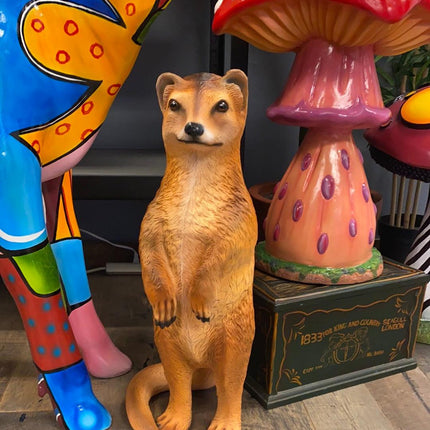 Mongoose Life Size Statue - LM Treasures 