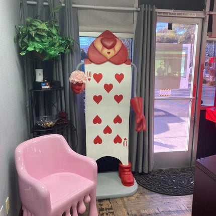 Heart Playing Card Life Size Statue - LM Treasures 