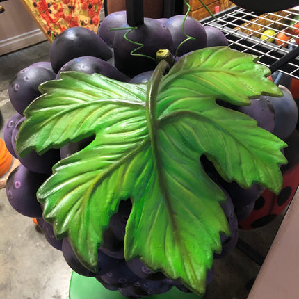Purple Grapes Over Size Statue With Menu Board - LM Treasures 