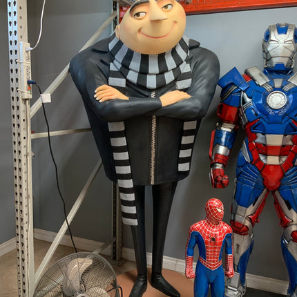 Cartoon Man Gru Statue - LM Treasures 