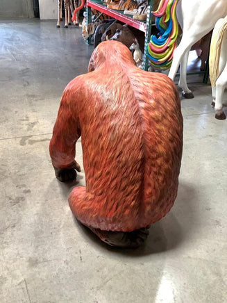 Orangutan Sitting Life Size Statue - LM Treasures Life Size Statues & Prop Rental