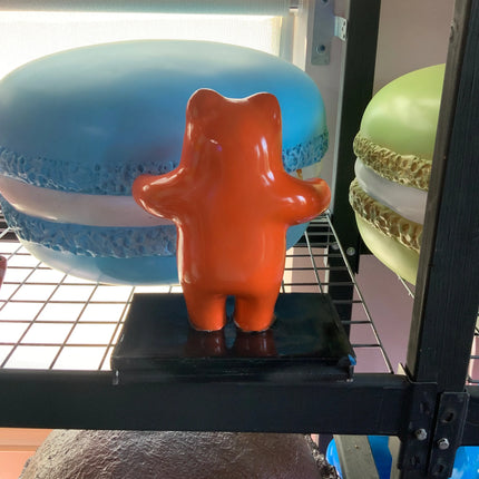 Small Orange Gummy Bear Over Sized Statue - LM Treasures 