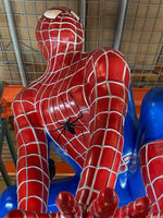 Sticky Super Hero Squatting Life Size Statue - LM Treasures 
