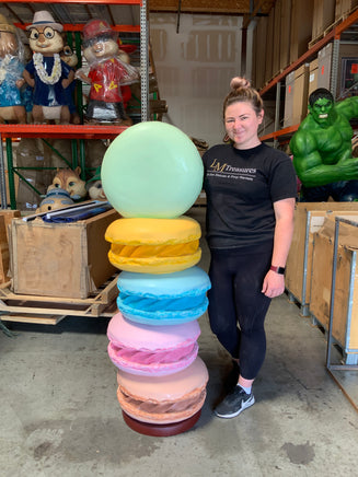 Stacked Macaroons Medium Over Sized Statue - LM Treasures 