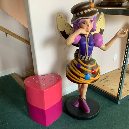 Heart Stool Over Sized Statue - LM Treasures 