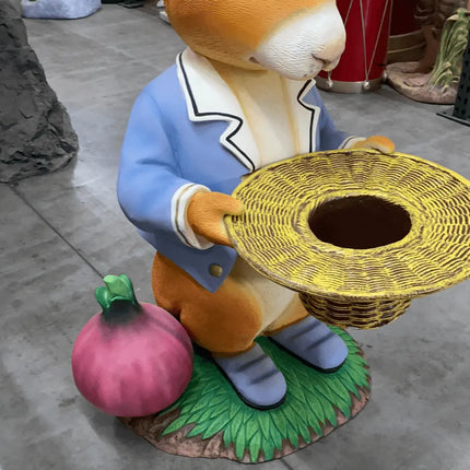 Rabbit With Onion Life Size Statue LM Treasures - A