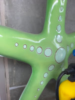 Comic Starfish Bubbles Over Sized Statue - LM Treasures Life Size Statues & Prop Rental