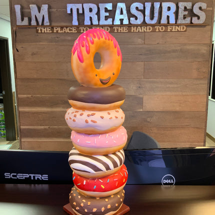 Small Stacked Donuts Table Top Statue - LM Treasures 