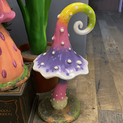 Swirl Mushroom Over Sized Statue - LM Treasures 