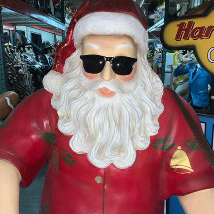 Rock N Roll Santa Claus Christmas Statue - LM Treasures 