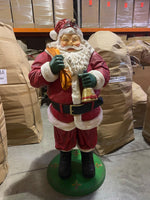 Santa Claus With Bag Christmas Life Size Statue - LM Treasures 