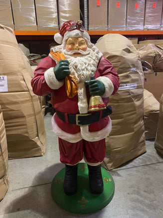 Santa Claus With Bag Christmas Life Size Statue - LM Treasures Life Size Statues & Prop Rental