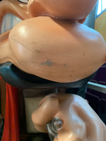 Rare Popeye "Sea Hag" Life Size Pre-Owned Statue Store Display - LM Treasures 