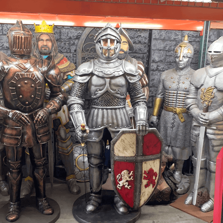 Knight In Armor Life Size Statue - LM Treasures 