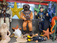 Diver With Menu Life Size Statue - LM Treasures 