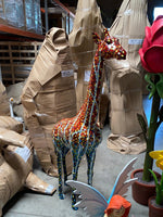 Walking Pop Giraffe Life Size Statue - LM Treasures Life Size Statues & Prop Rental