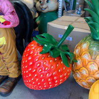 Giant Strawberry Over Sized Statue - LM Treasures 