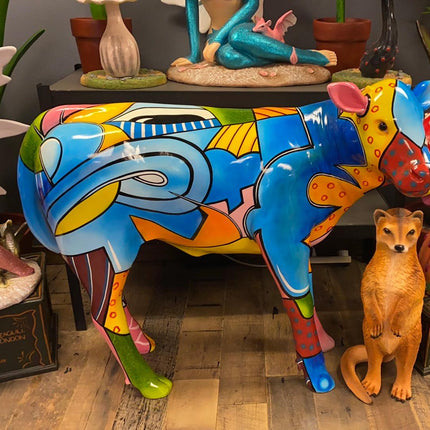 Baby Calf Pop Life Size Statue - LM Treasures 