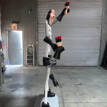 Stacked Playing Cards Life Size Statue - LM Treasures 