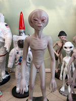 Large Alien Encounter Life Size Statue - LM Treasures Life Size Statues & Prop Rental