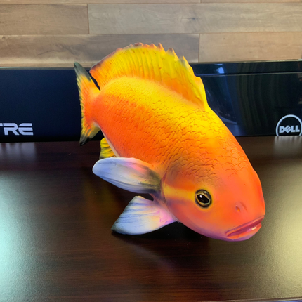 Orange Fish Statue - LM Treasures 