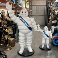 Tire Man Waving Life Size Statue - LM Treasures 