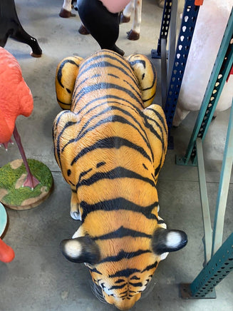 Bengal Tiger Drinking Life Size Statue - LM Treasures 