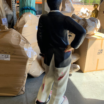 Scary Chaplin Clown Life Size Statue - LM Treasures 