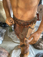 Old Cave Man Life Size Statue - LM Treasures 